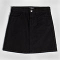 Black Denim Skirt