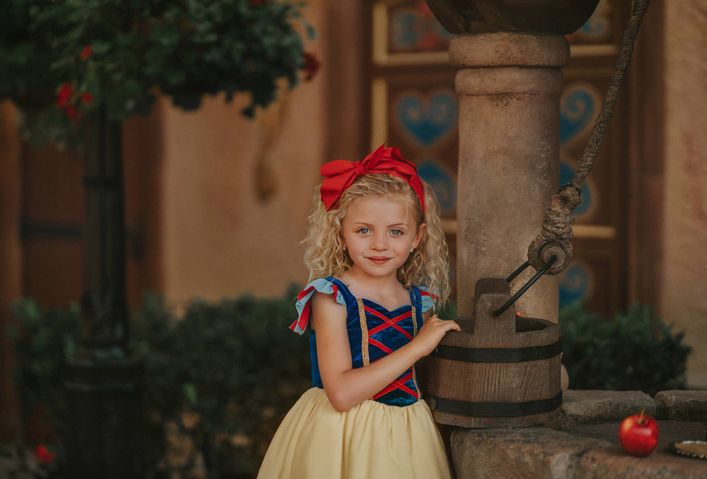 Portrait Petite Princess Snow White Ballgown Girls Dress