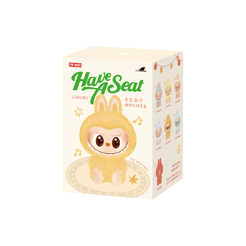 Pop Mart Have a Seat Vinyl Plush Collectible Figure