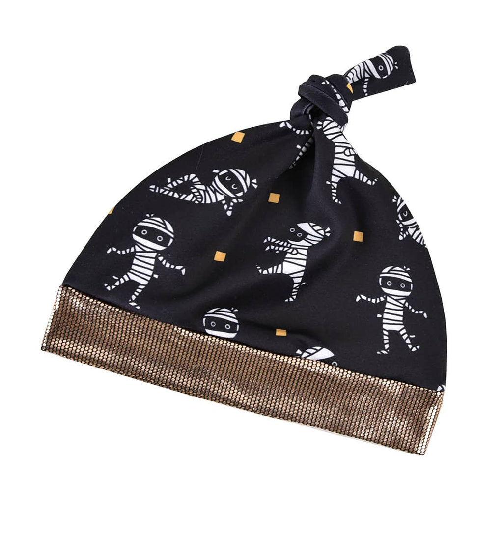 Black Halloween Mummy 3pcs Baby Outfit