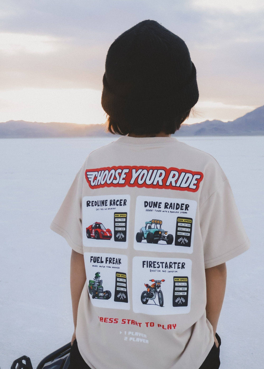 Race Me T-Shirt LITTLE TROUBLE