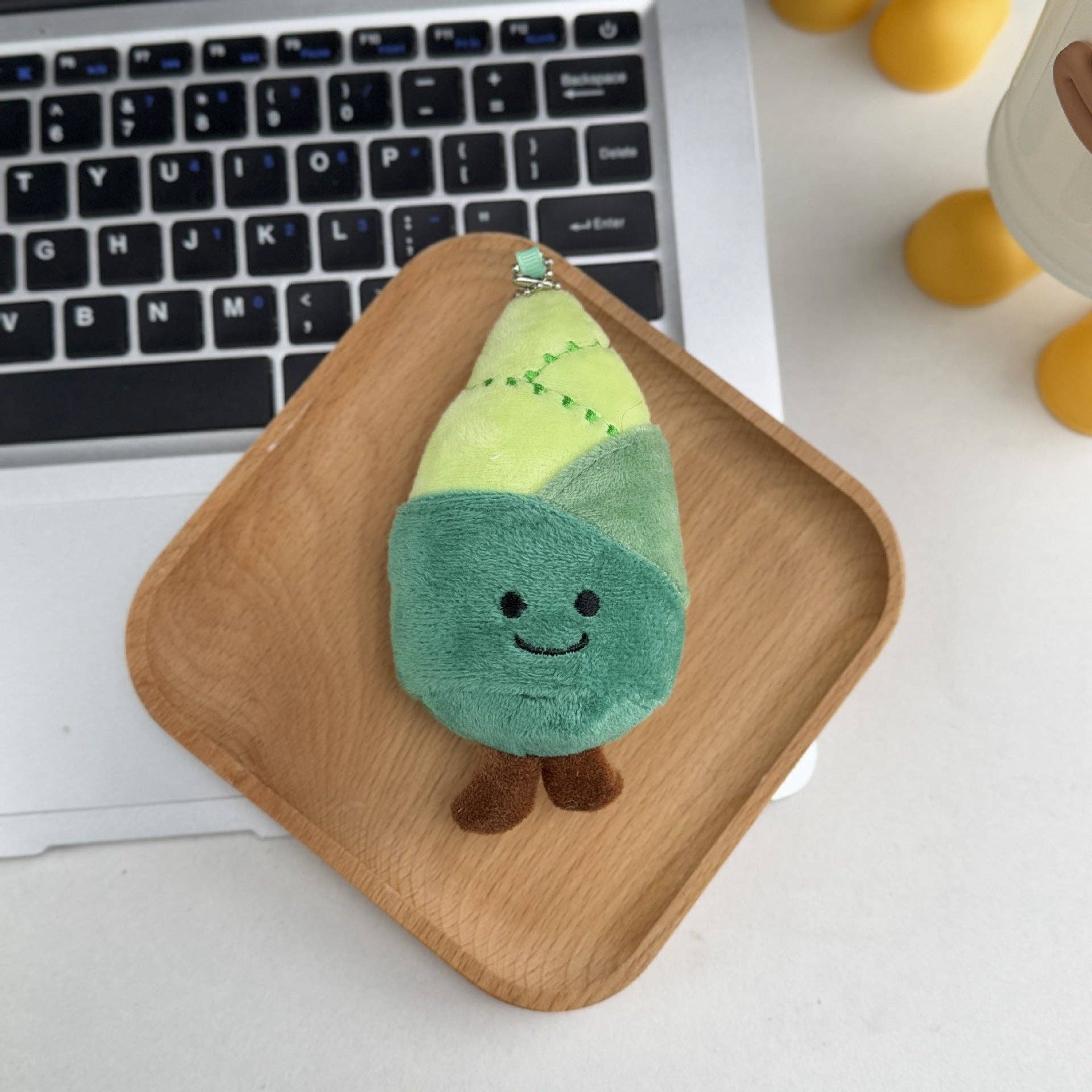 Jellycat Style Cute Food Plush Keychain Fruit Cake Charm