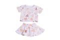 Parks Neutral Snacks Skirt Set - Soft Twirl Skirt & Top