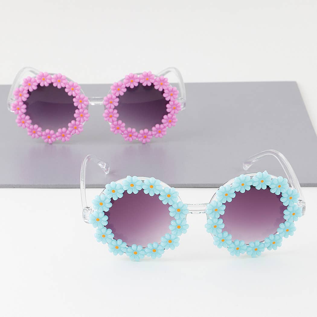 Cute Flower Tinted Sunglasses