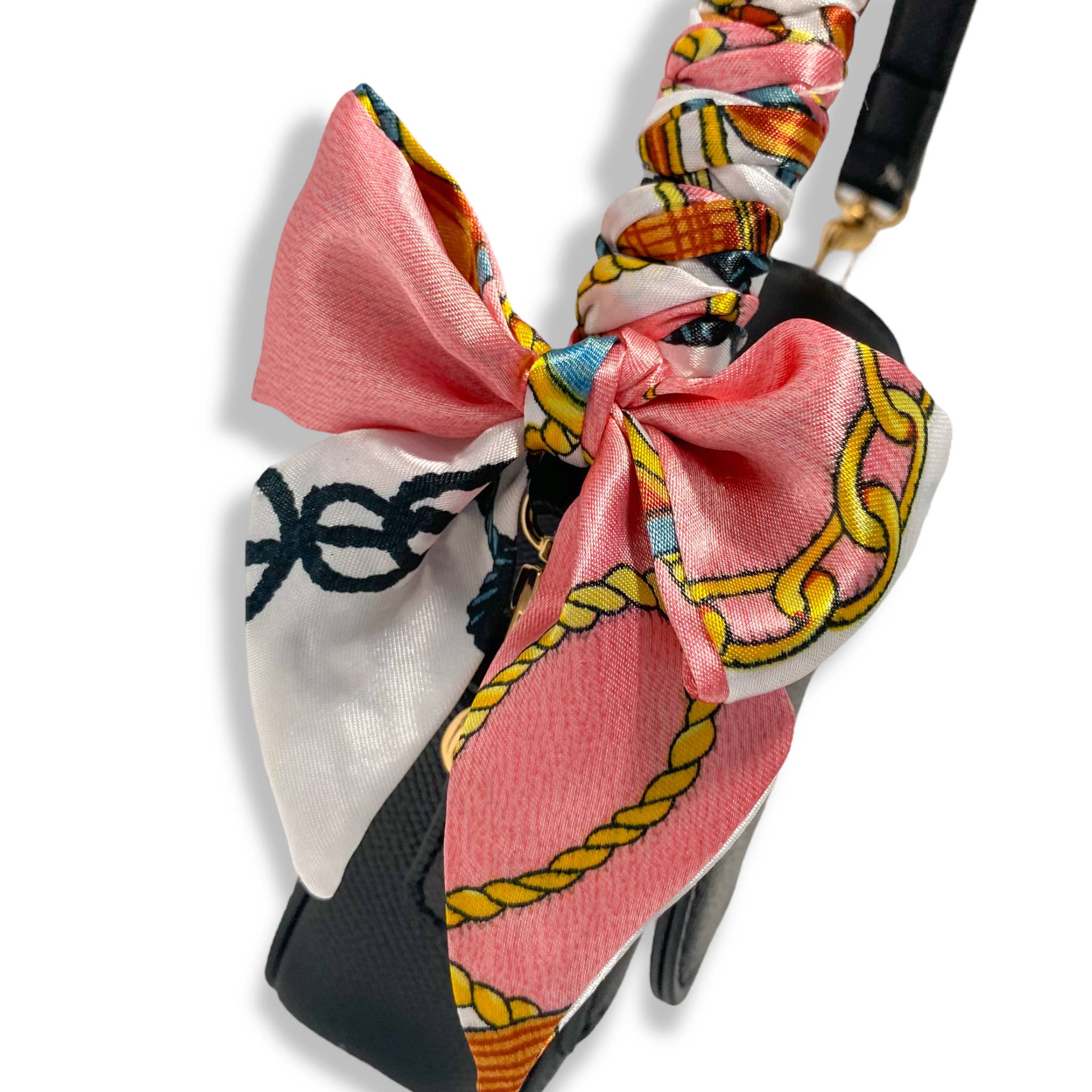 B1309 & B1342 Saddle Purse w/ Scarf (6 Colors)
