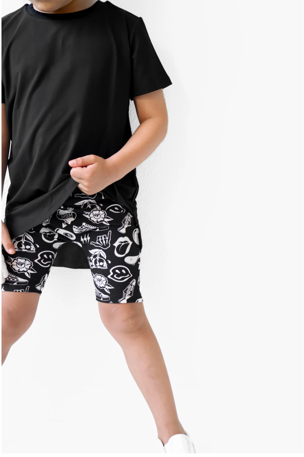 Bamboo Biker Shorts in Warped Tour [Midnight Edition]
