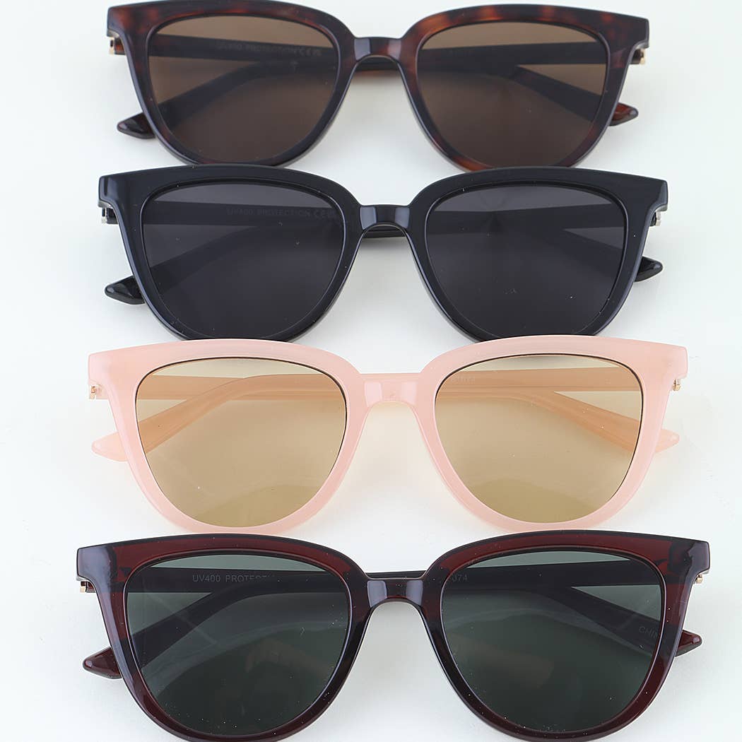 Minimal Tinted Wayfarer Sunglasses