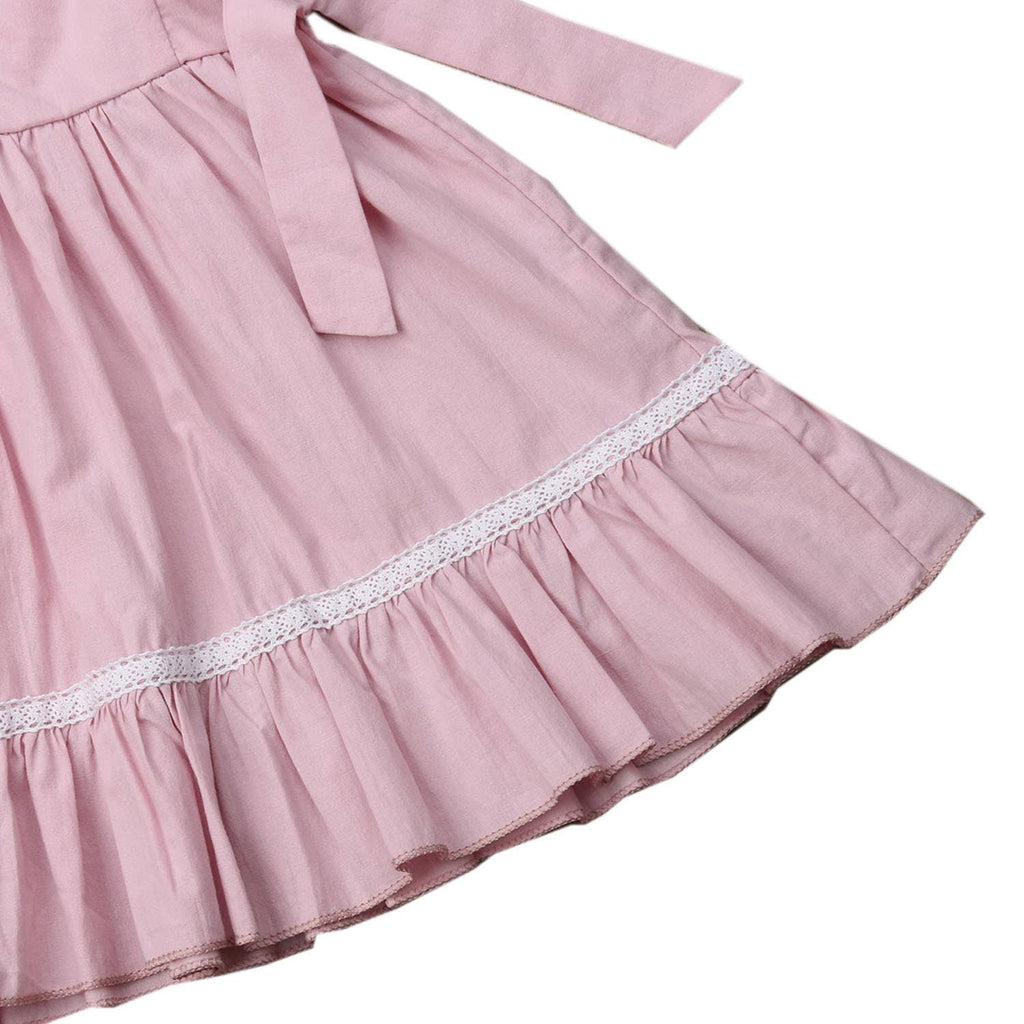 Pink Pleated Baby Girl Dress