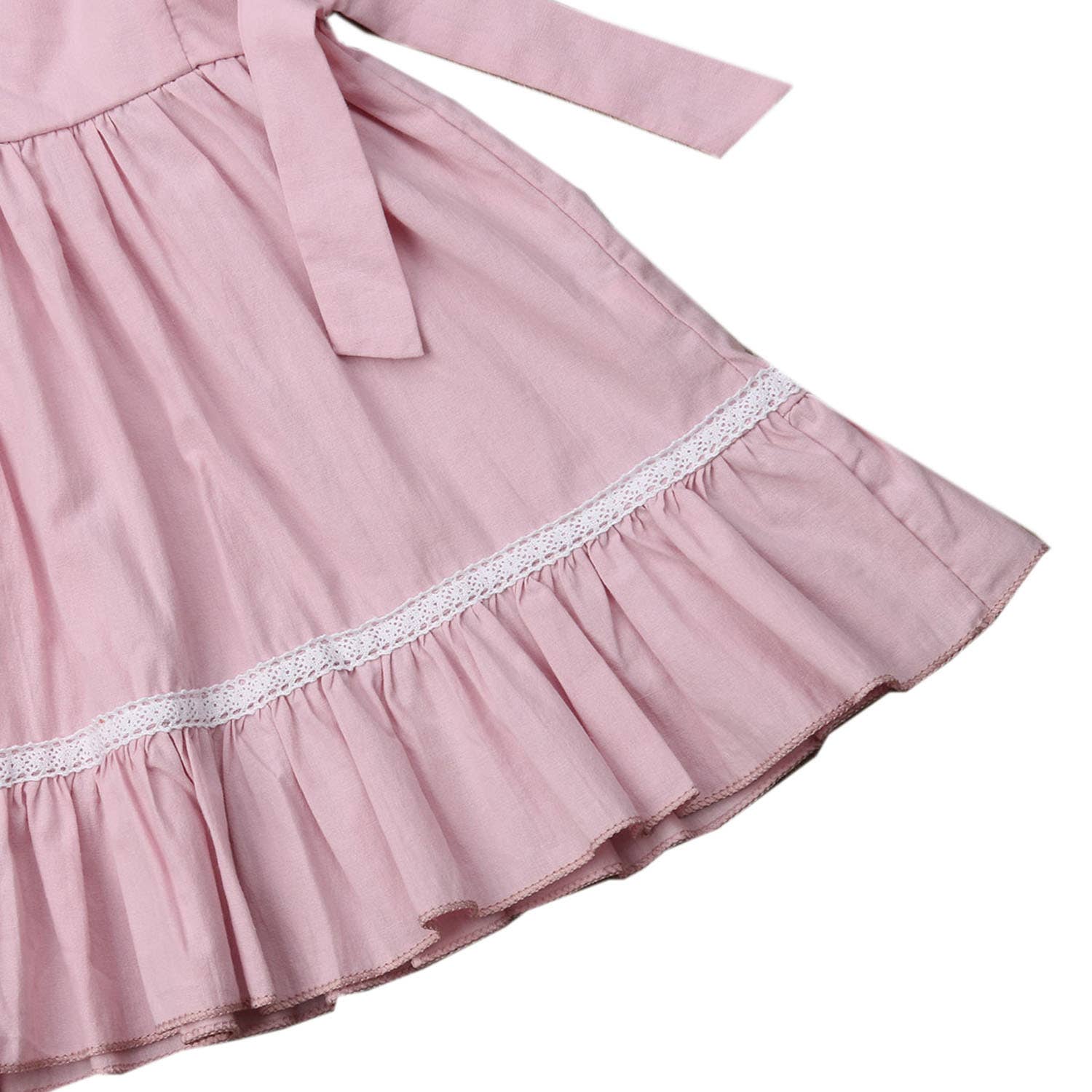 Pink Pleated Baby Girl Dress