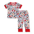 Blue dog x chicken cow print unisex