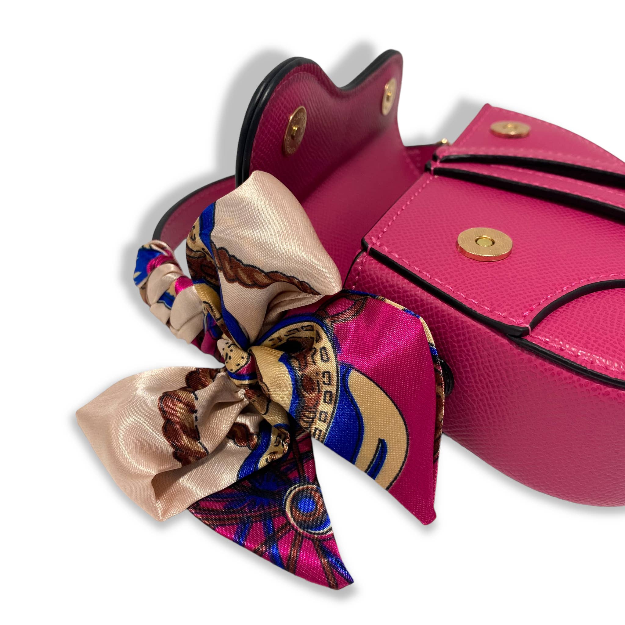 B1309 & B1342 Saddle Purse w/ Scarf (6 Colors)
