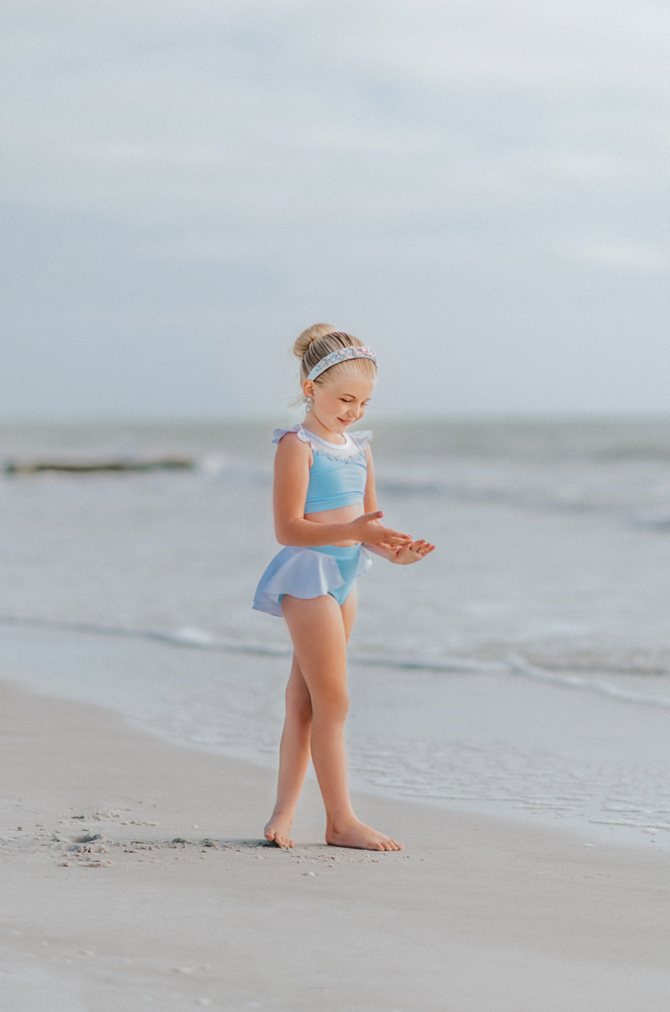 Glass Shoe Princess Two Piece Swimsuit