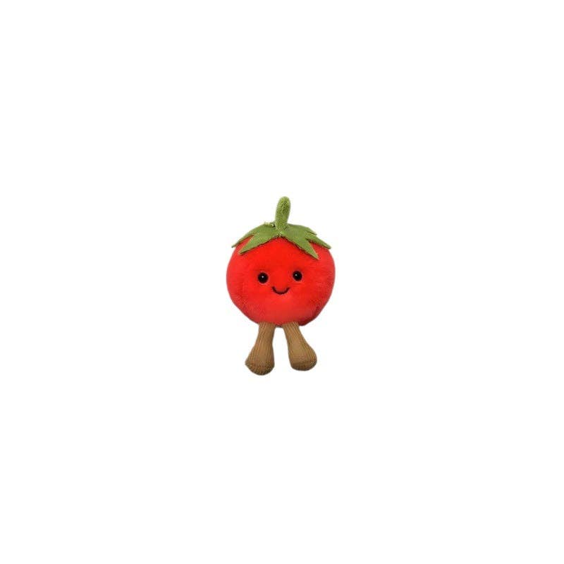 Jellycat Style Cute Food Plush Keychain Fruit Cake Charm