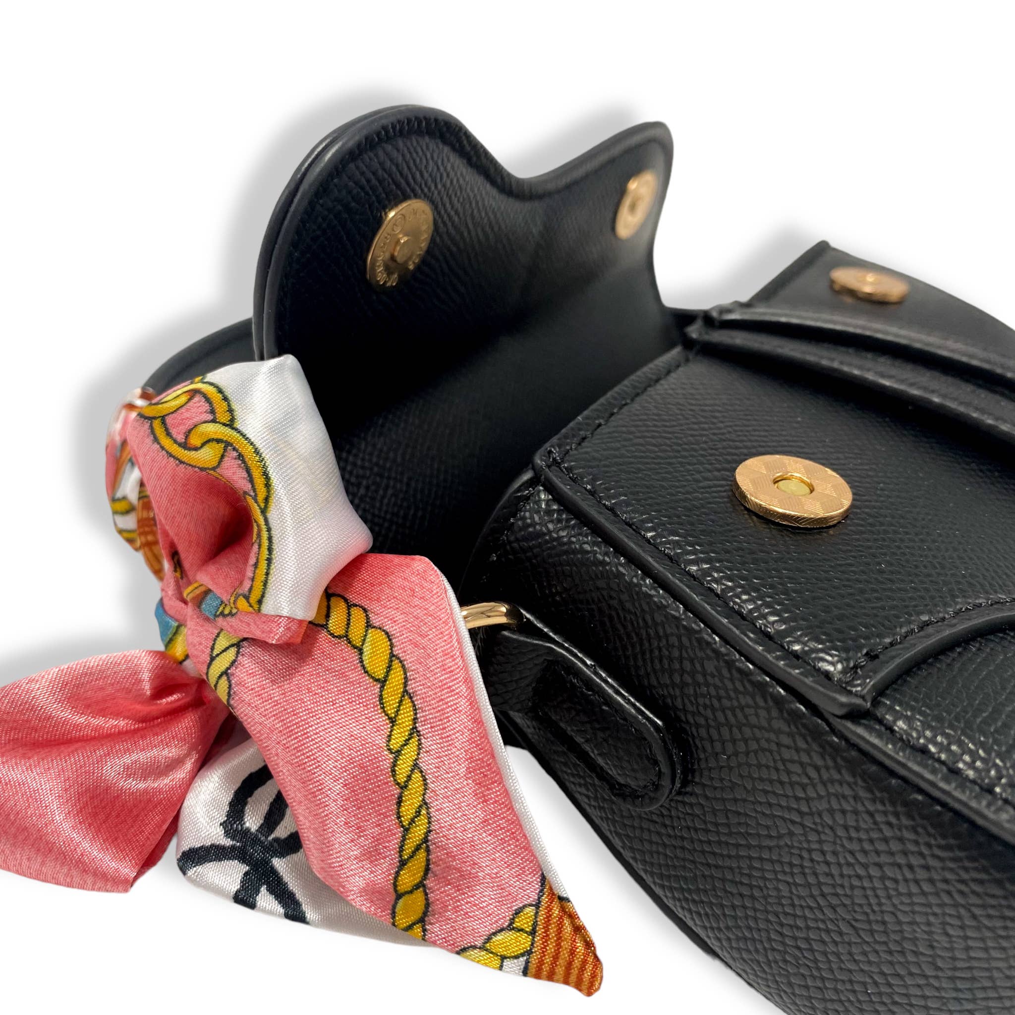 B1309 & B1342 Saddle Purse w/ Scarf (6 Colors)
