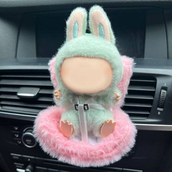 Mini Car Seat For Plush Dolls (1pc) Multiple Colors - Petite Threads