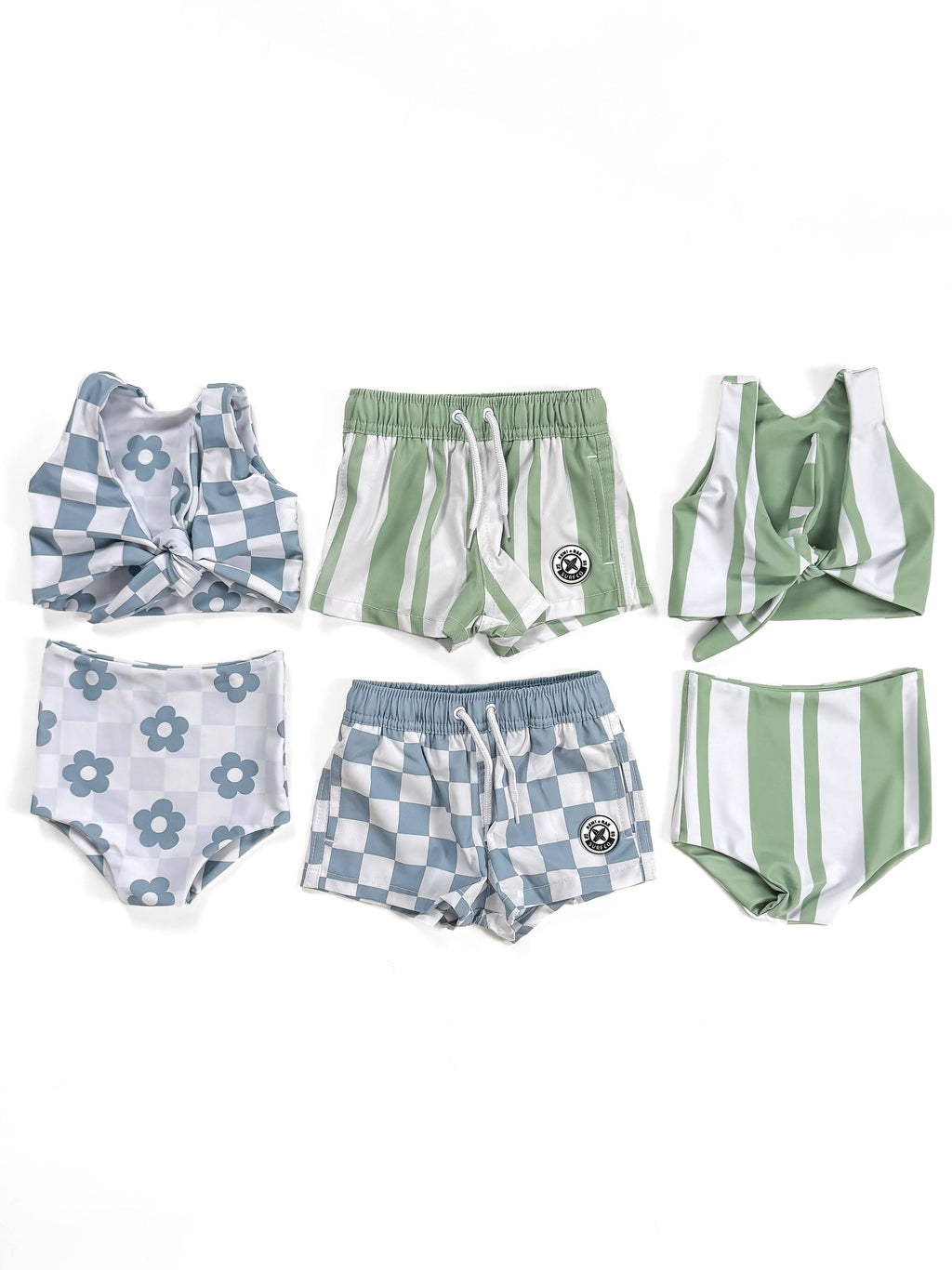 GIRLS 2 PIECE REVERSIBLE SWIM - CALYPSO