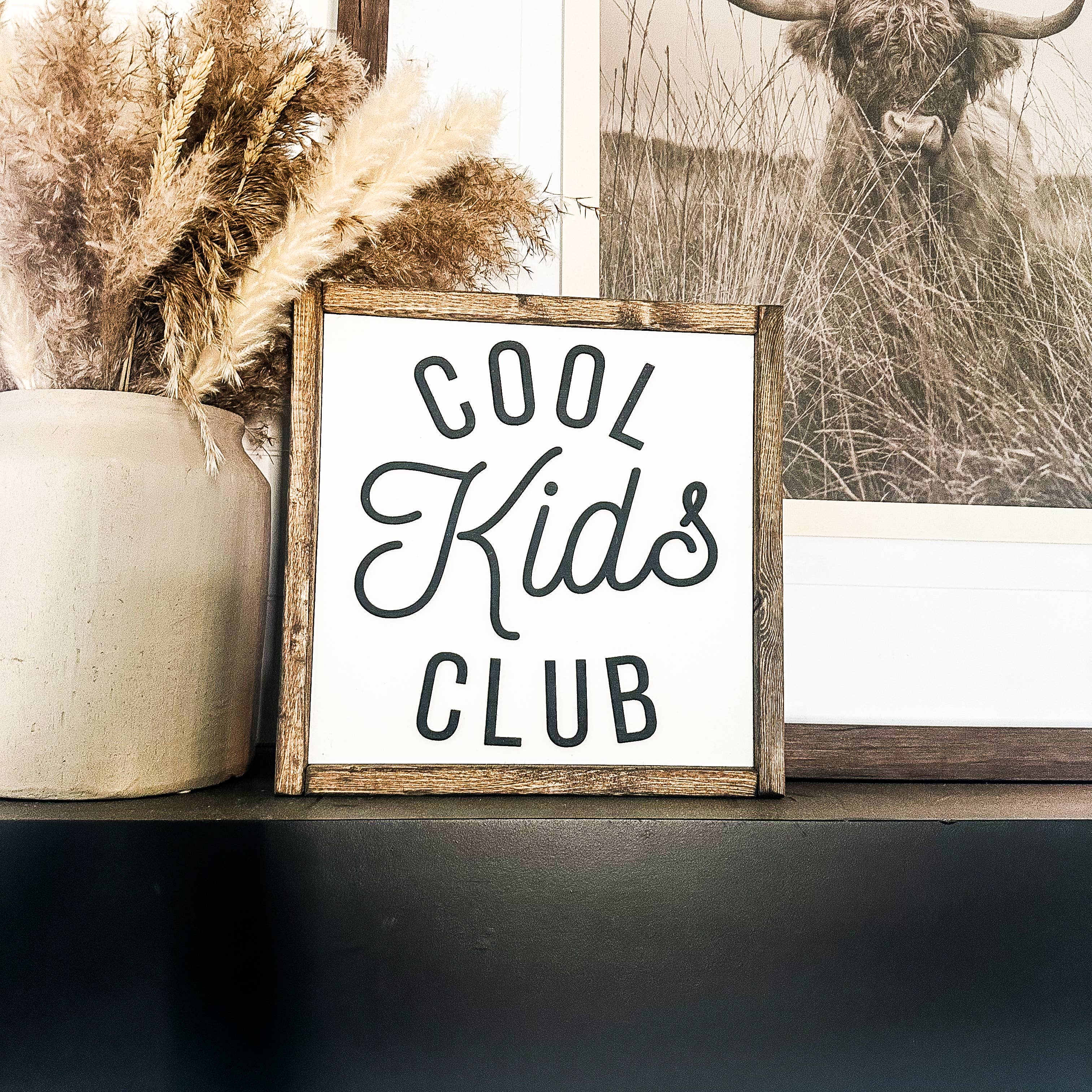 Cool Kids Club Wood Sign