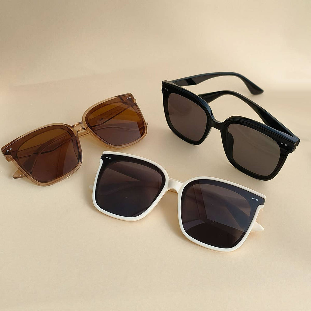 RETRO SUNSCREEN BIG FRAME THIN SUNGLASSES_CWASG052