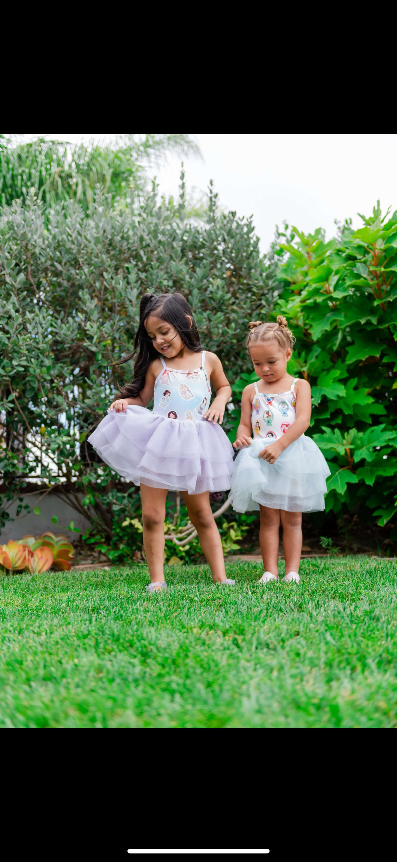 Princess tulle dresses with shorts built in