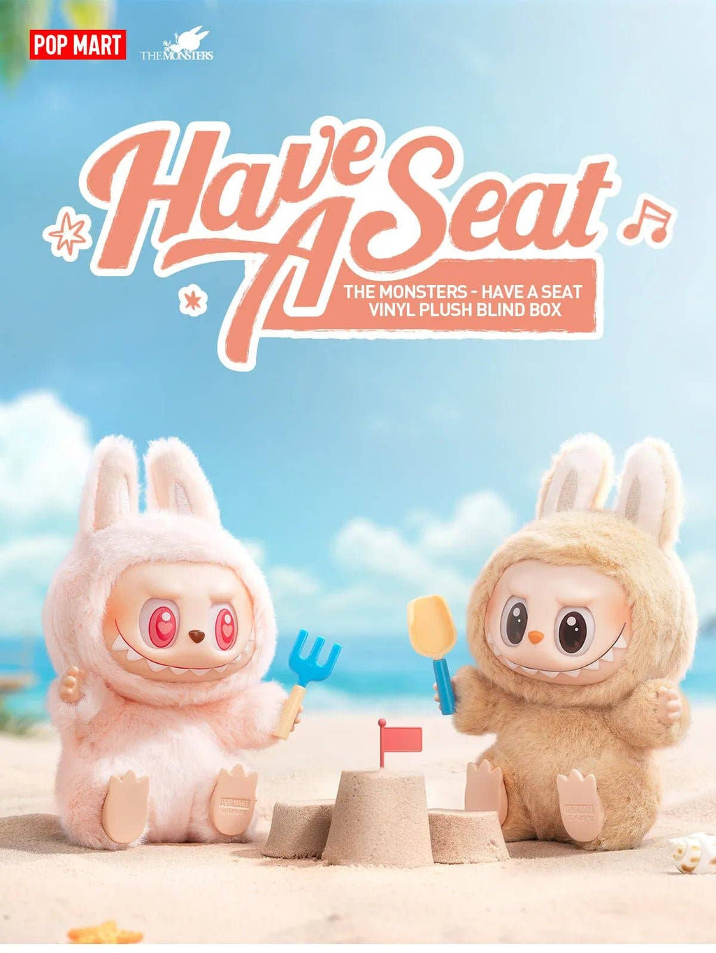 Pop Mart Have a Seat Vinyl Plush Collectible Figure