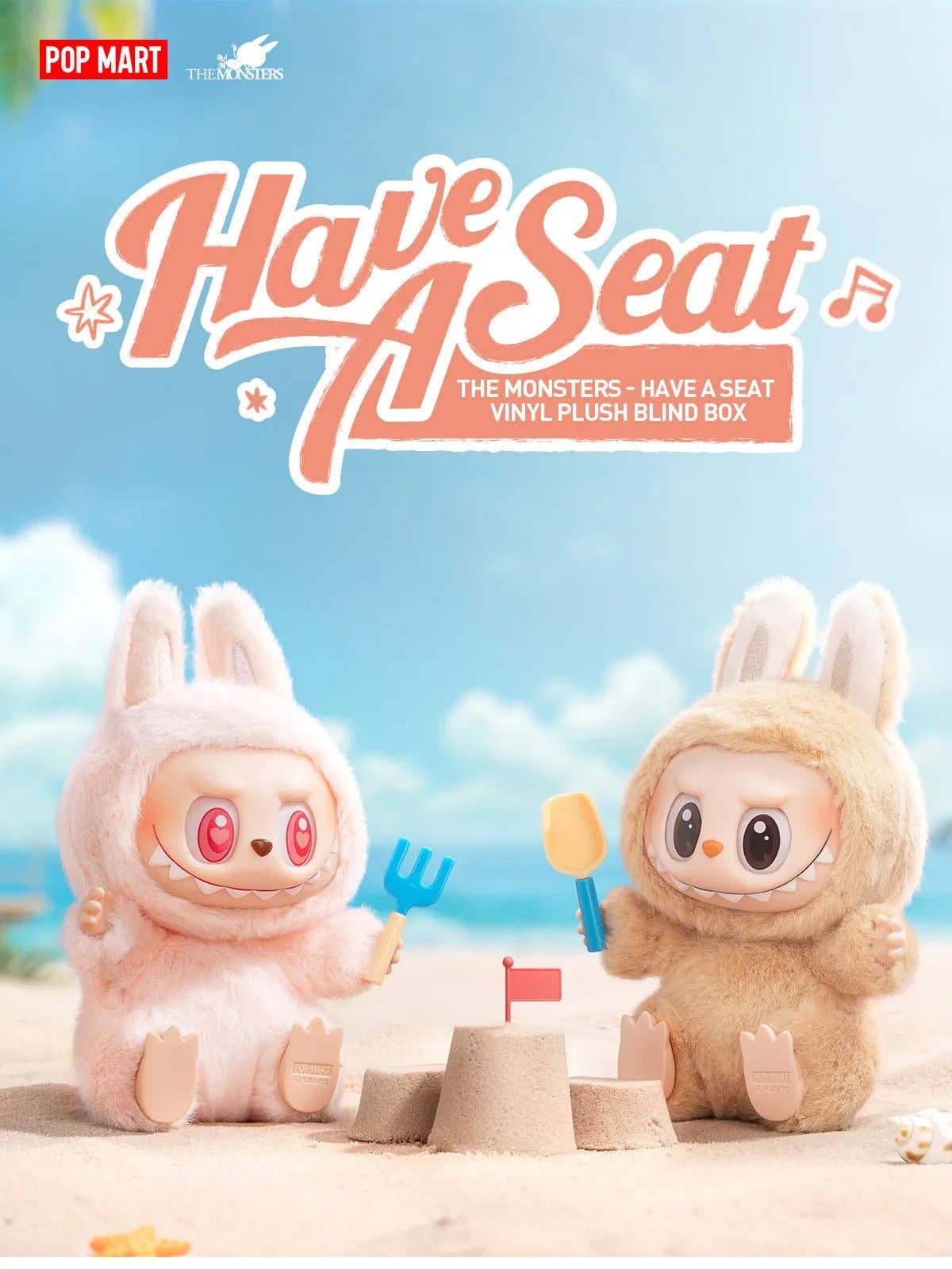 Pop Mart Have a Seat Vinyl Plush Collectible Figure