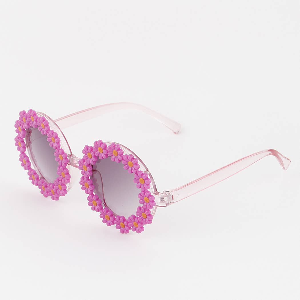 Kids Bright Flower Sunglasses