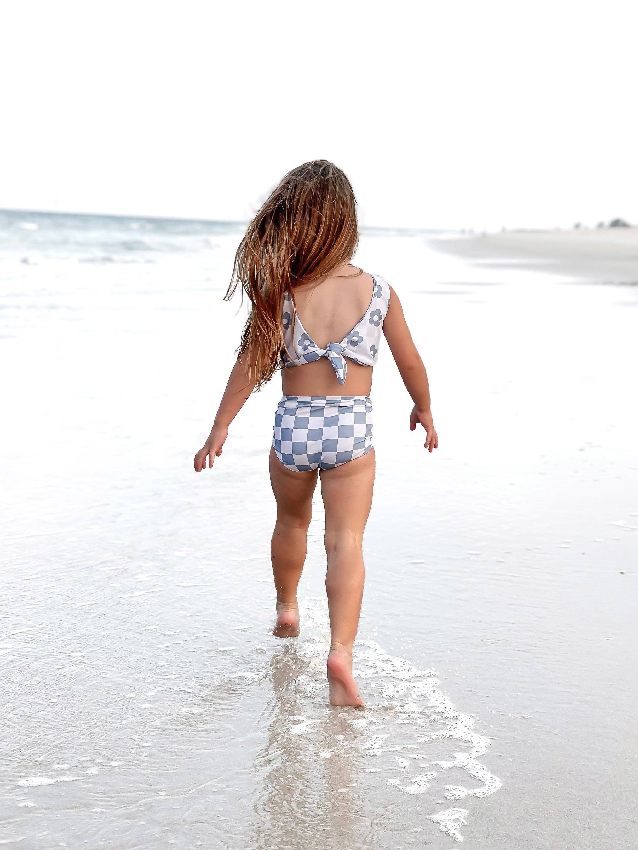 GIRLS 2 PIECE REVERSIBLE SWIM - CALYPSO