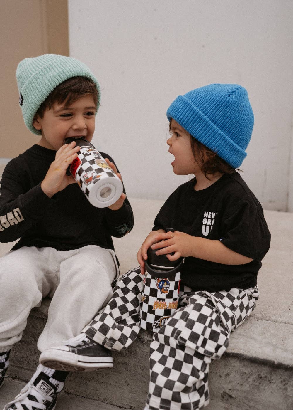 Checkered Baggy Cargo Pants