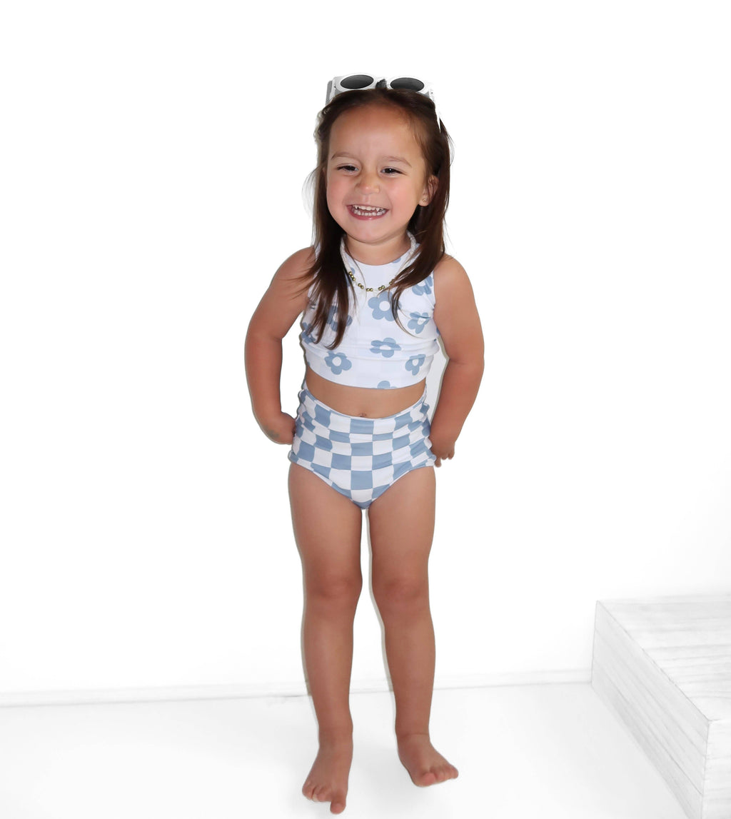GIRLS 2 PIECE REVERSIBLE SWIM - CALYPSO