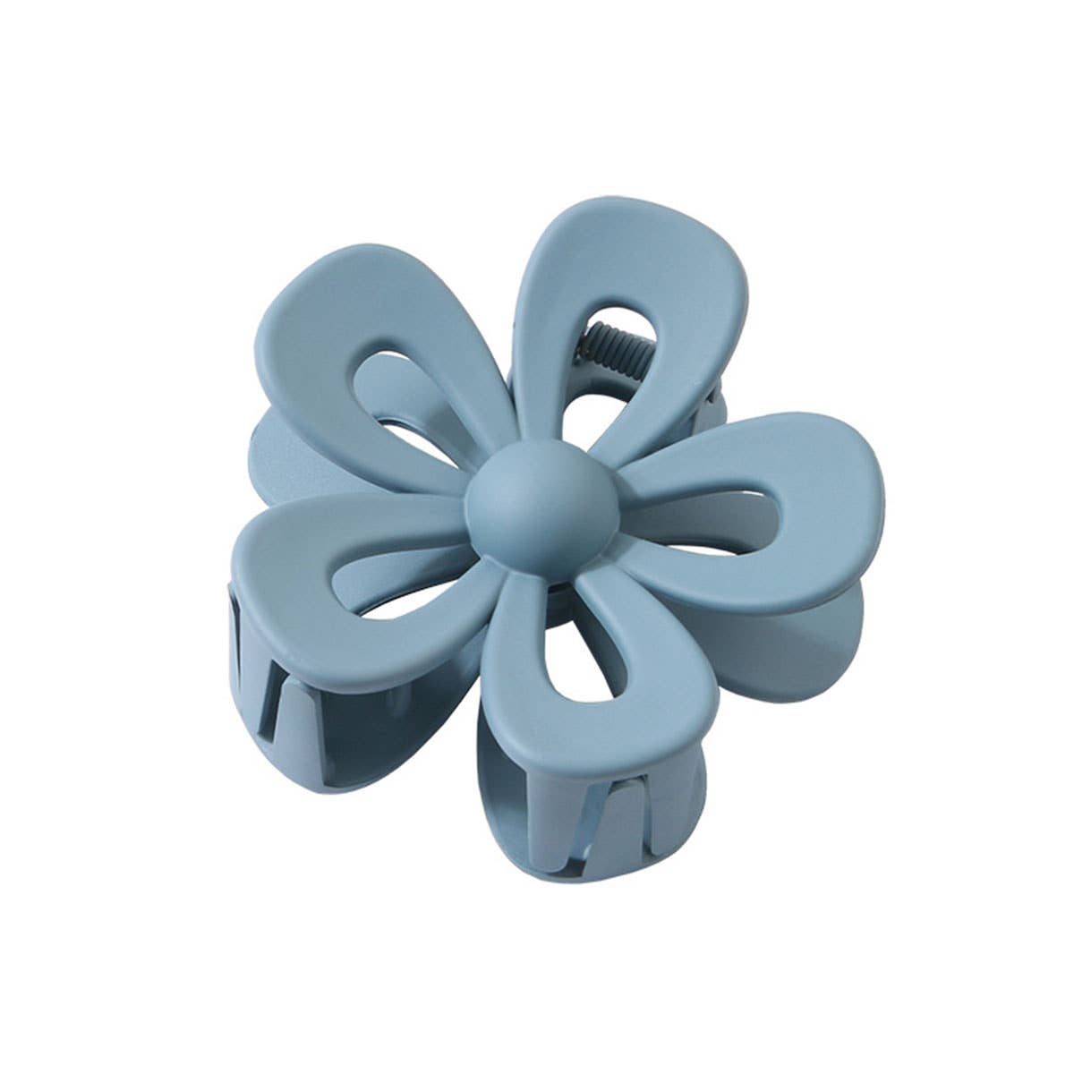 Matte Acrylic Flower Hair Claw Clip for Women_CWAHA07298