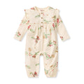 Winter Birds Baby Girls Jumpsuit