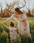 Mommy and Me Nellie Ruffle Maxi Dress - Champagne
