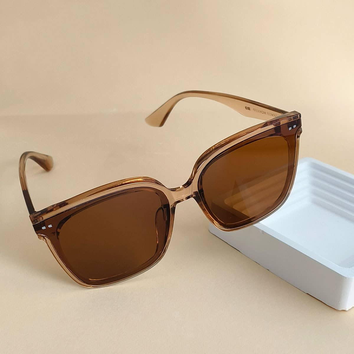 RETRO SUNSCREEN BIG FRAME THIN SUNGLASSES_CWASG052