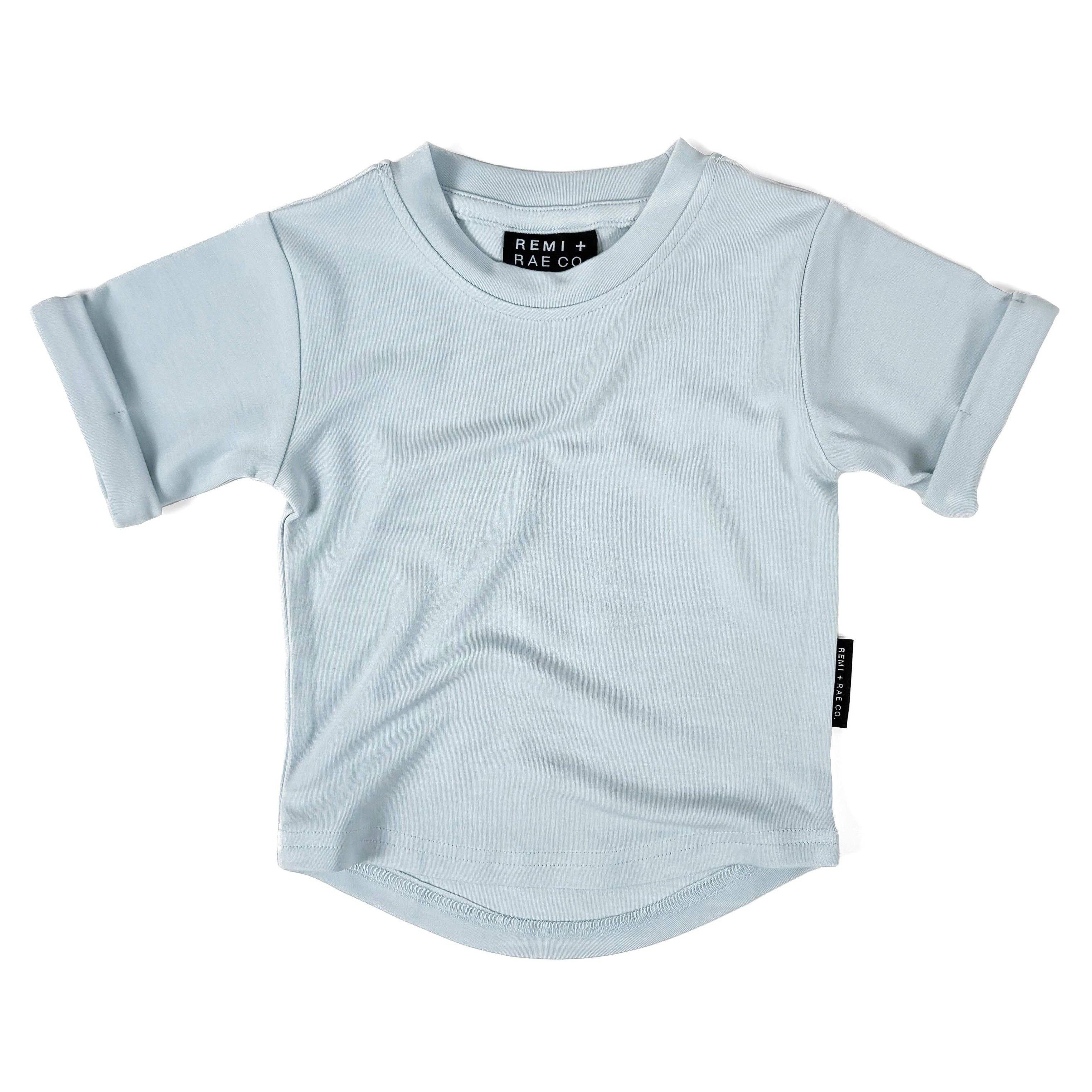 BAMBOO LUXE TEE - SKY