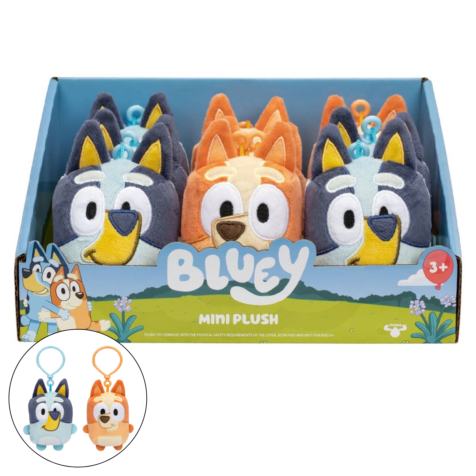 Moose Toys Bluey Mini Plush