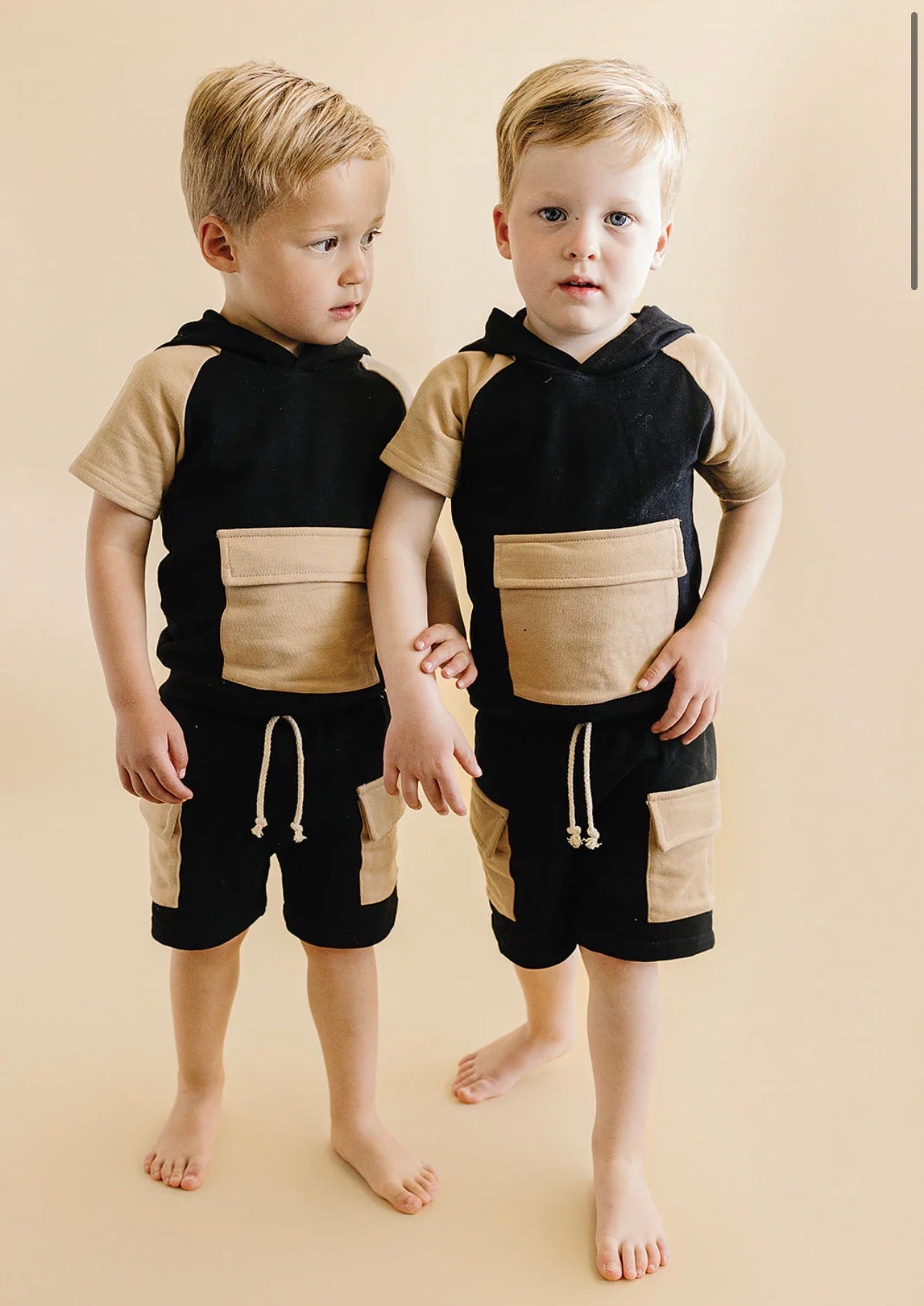 Terry cargo lounge wear set lucky panda kids RUNWAY