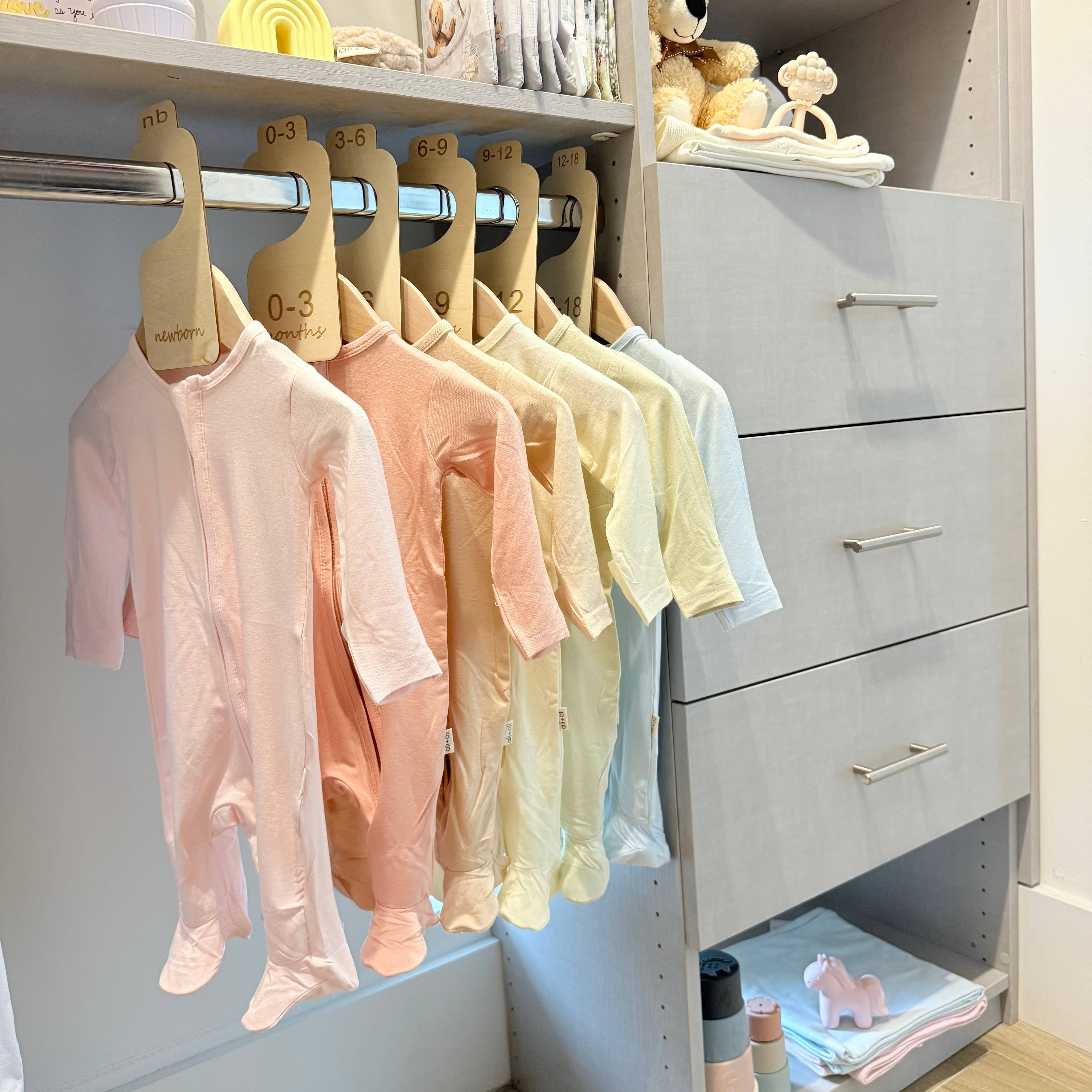 Baby Footie 2-Way Zipper – Bamboo Lounge Wear Taupe
