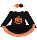 Spooky Pumpkin Tutu Romper Tutu Dress & Headband