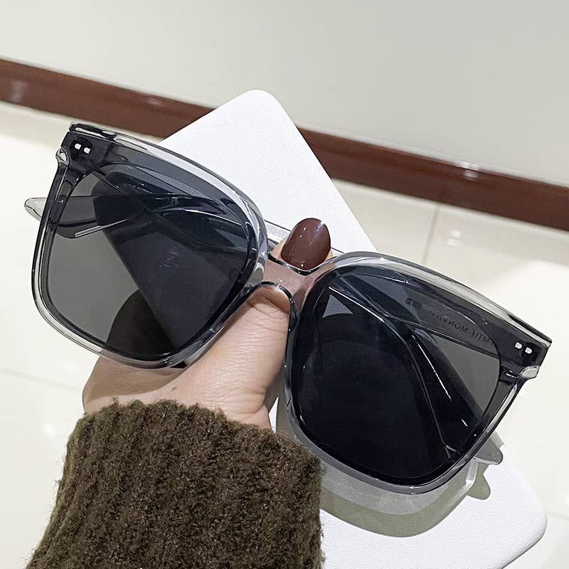 RETRO SUNSCREEN BIG FRAME THIN SUNGLASSES_CWASG052