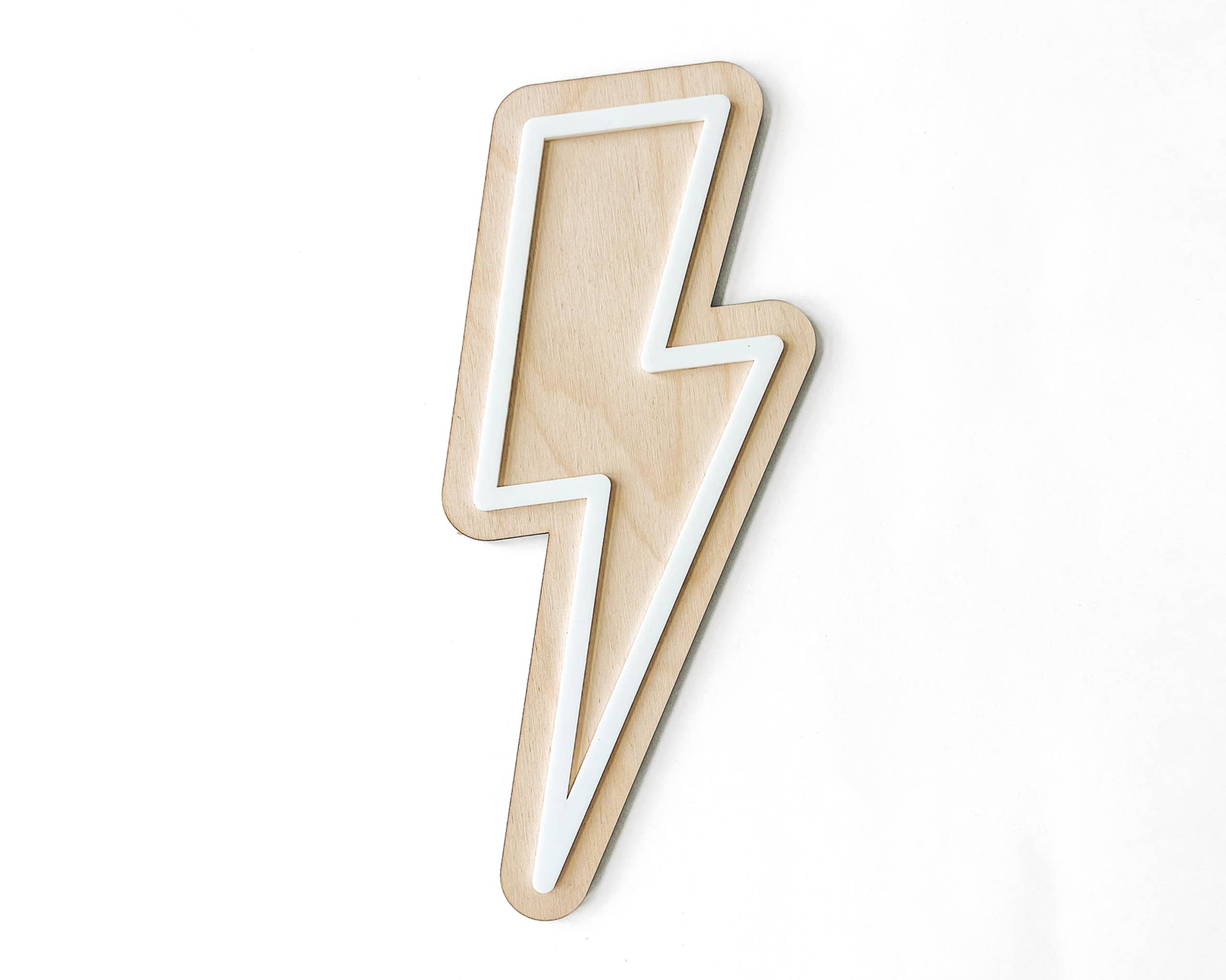 Lightning Bolt Sign, Kids Nursery Decor, Baby Wall Sign