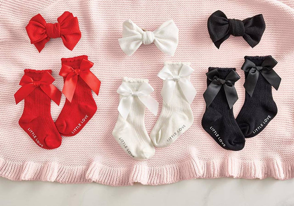 Headband & Socks Set - White