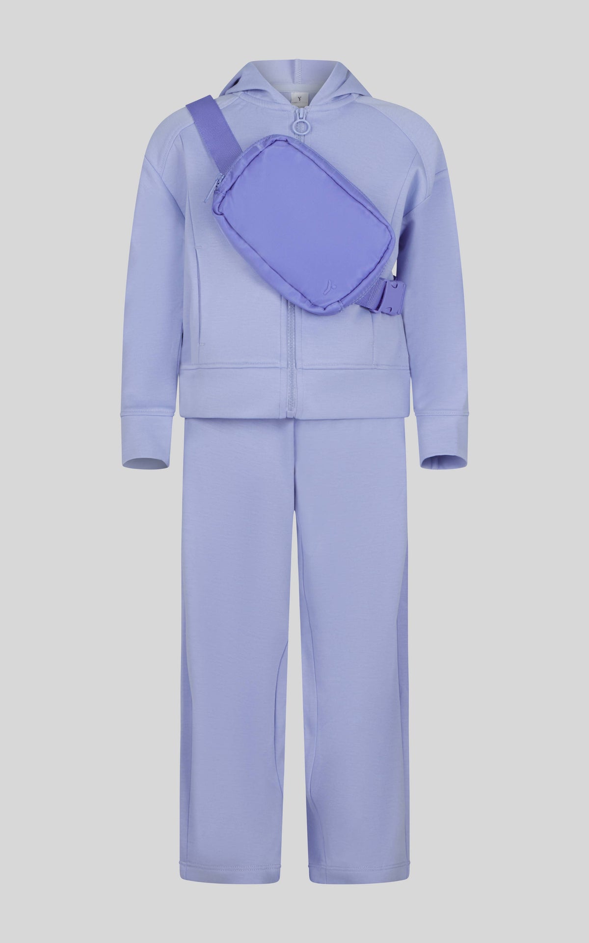 Little Girls Jacket, Wide Leg Pant, and Bag Set (3 piece set)