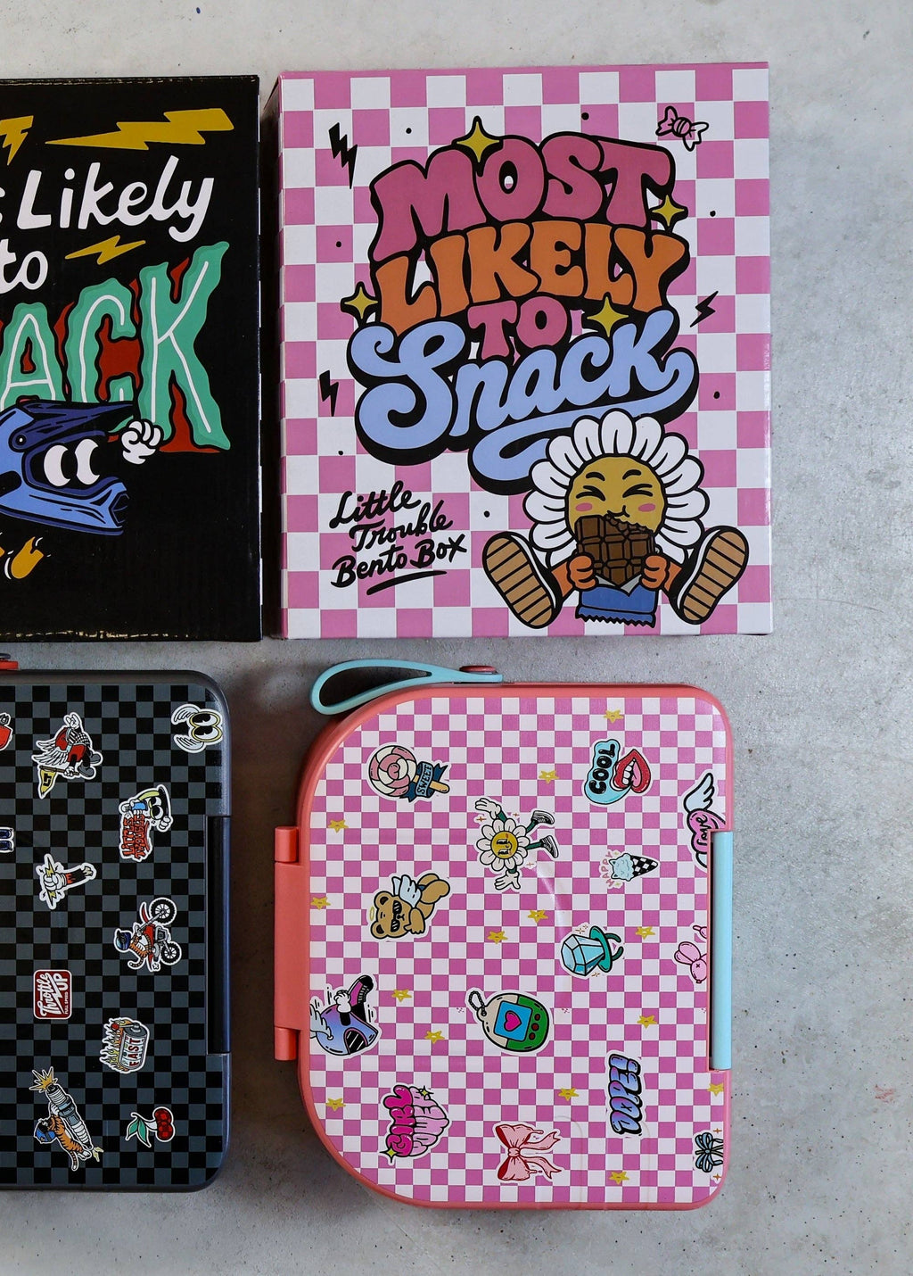 Kid's Checkered Bento Lunch Box