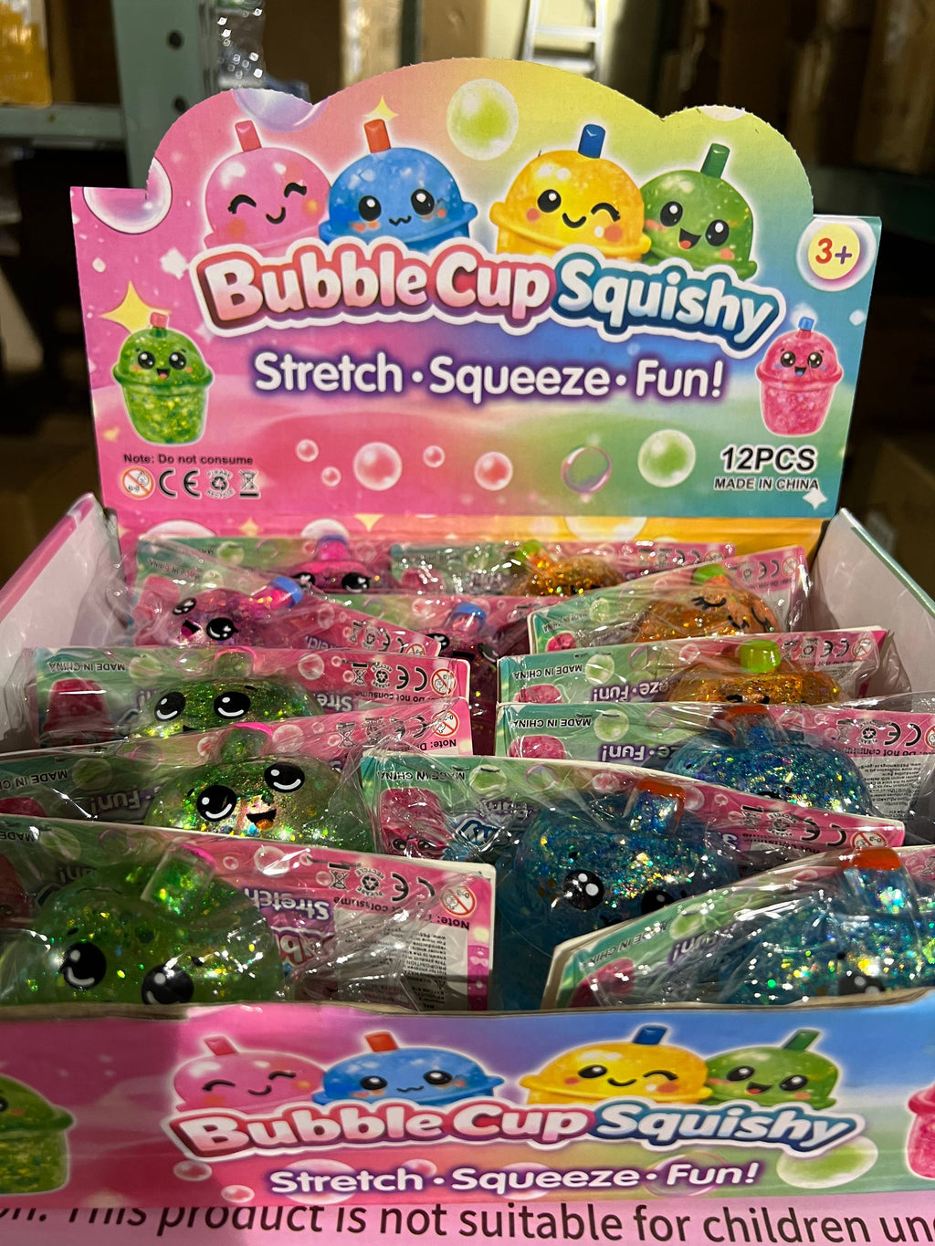 Sugar Squeeze Glitter Bubble Tea Cup - A121