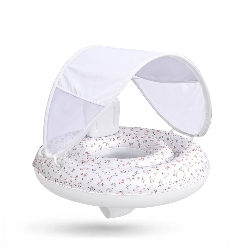 Ali+Oli Baby Swim Seat with Sun Canopy (Bloom)