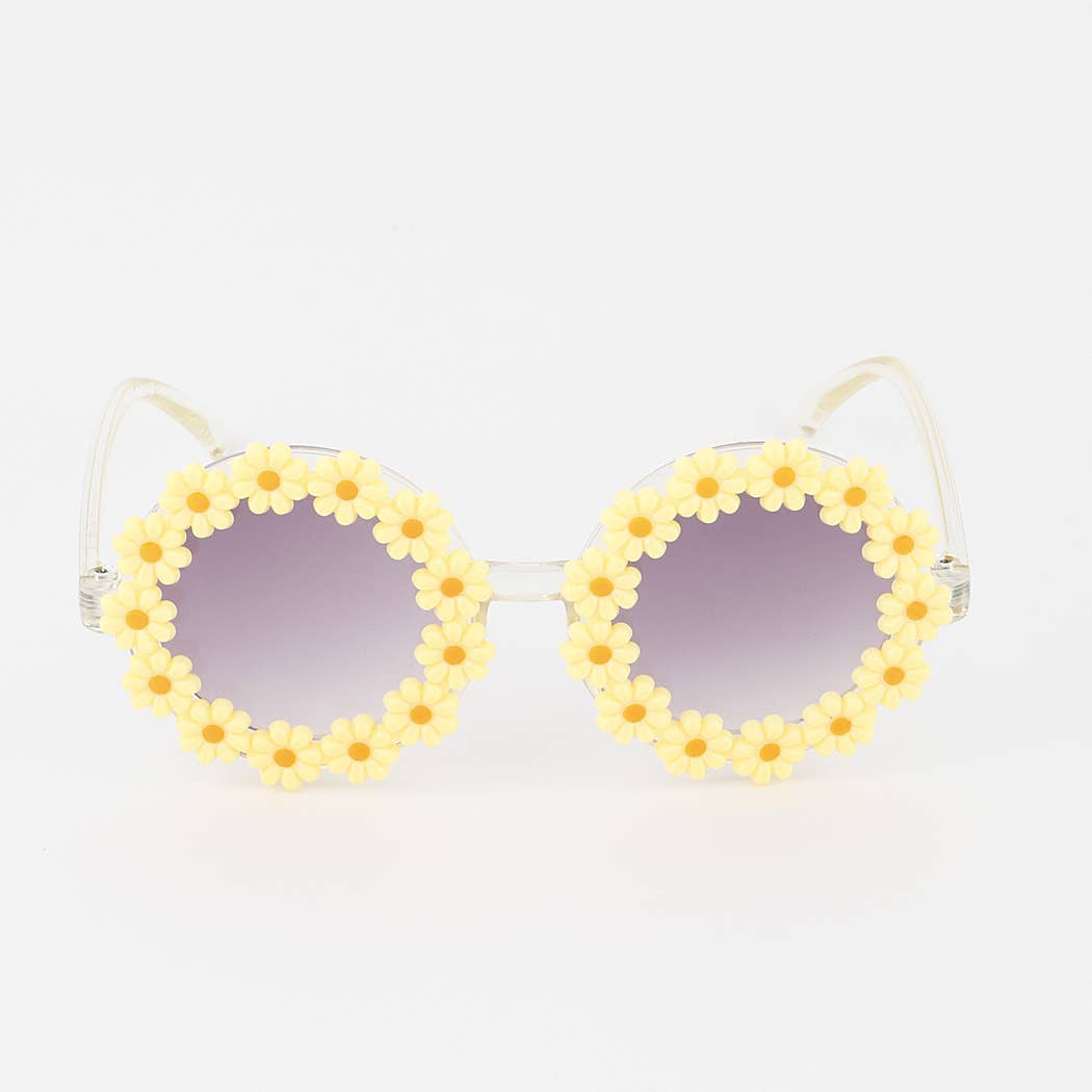 Kids Bright Flower Sunglasses