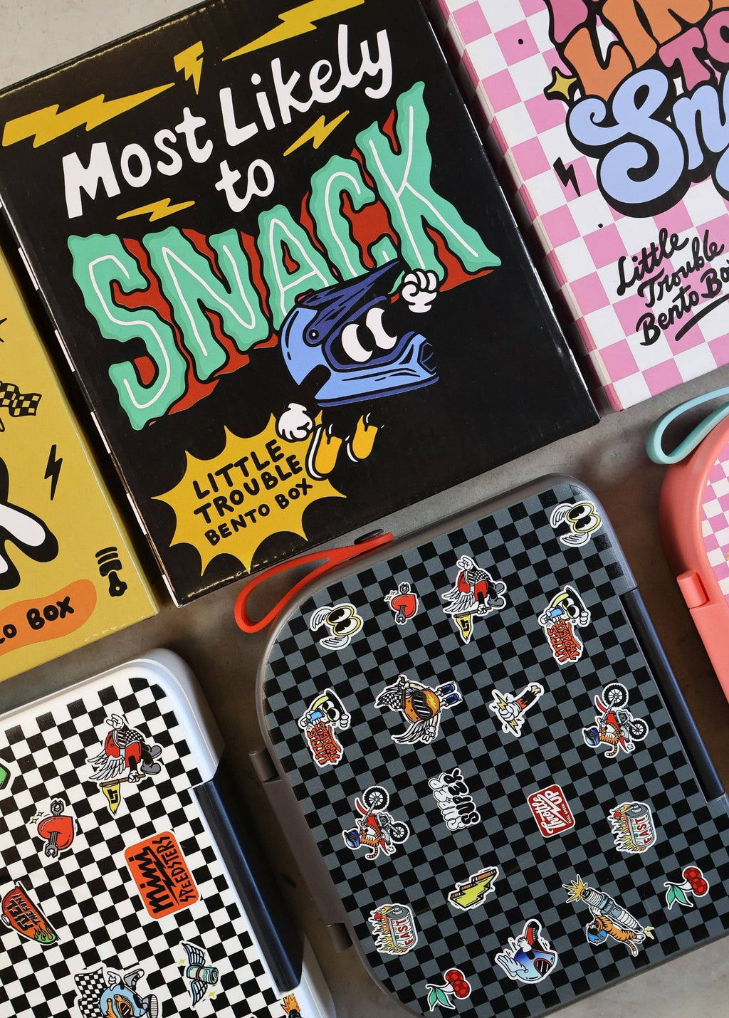 Kid's Checkered Bento Lunch Box
