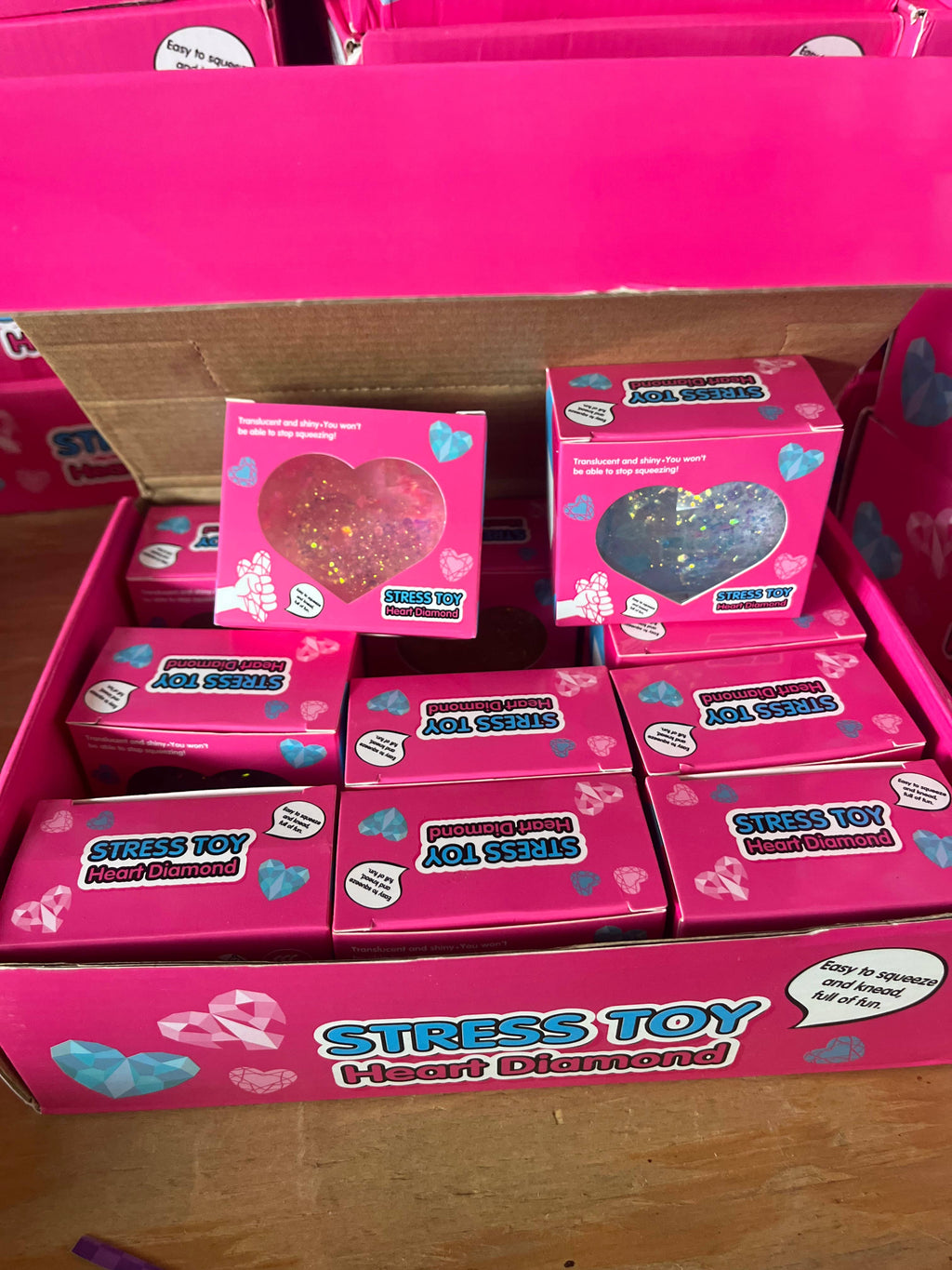Glitter Heart squishy