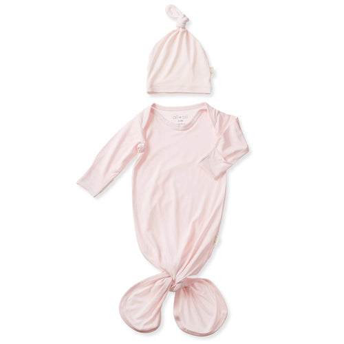 Bamboo Knotted Baby Gown & Beanie | Cute Newborn Clothes