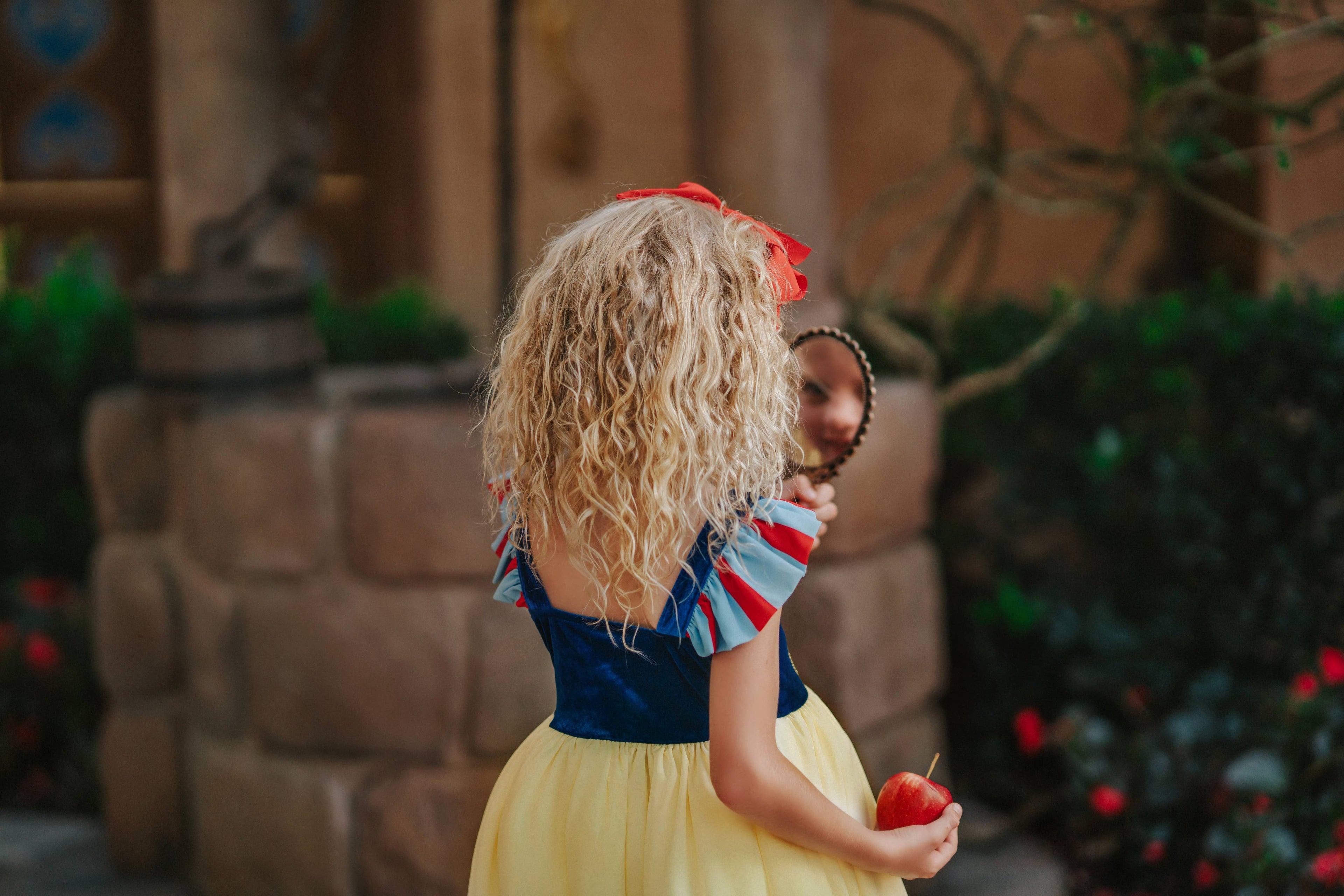 Portrait Petite Princess Snow White Ballgown Girls Dress